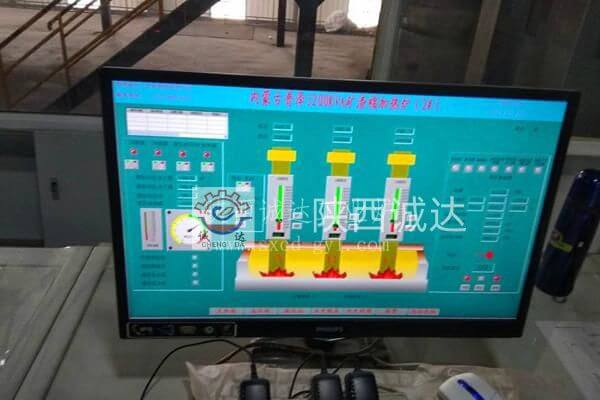 內蒙普元3200KVA礦棉爐開爐